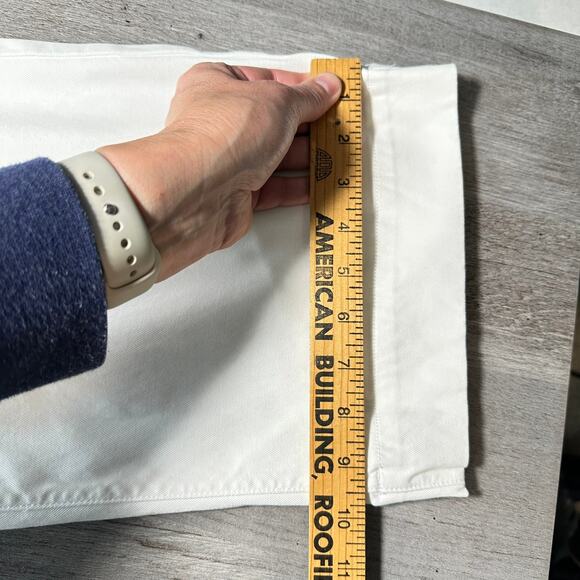 SPANX Stretch Twill Cropped Pant White Size XL Tall - Picture 14 of 15